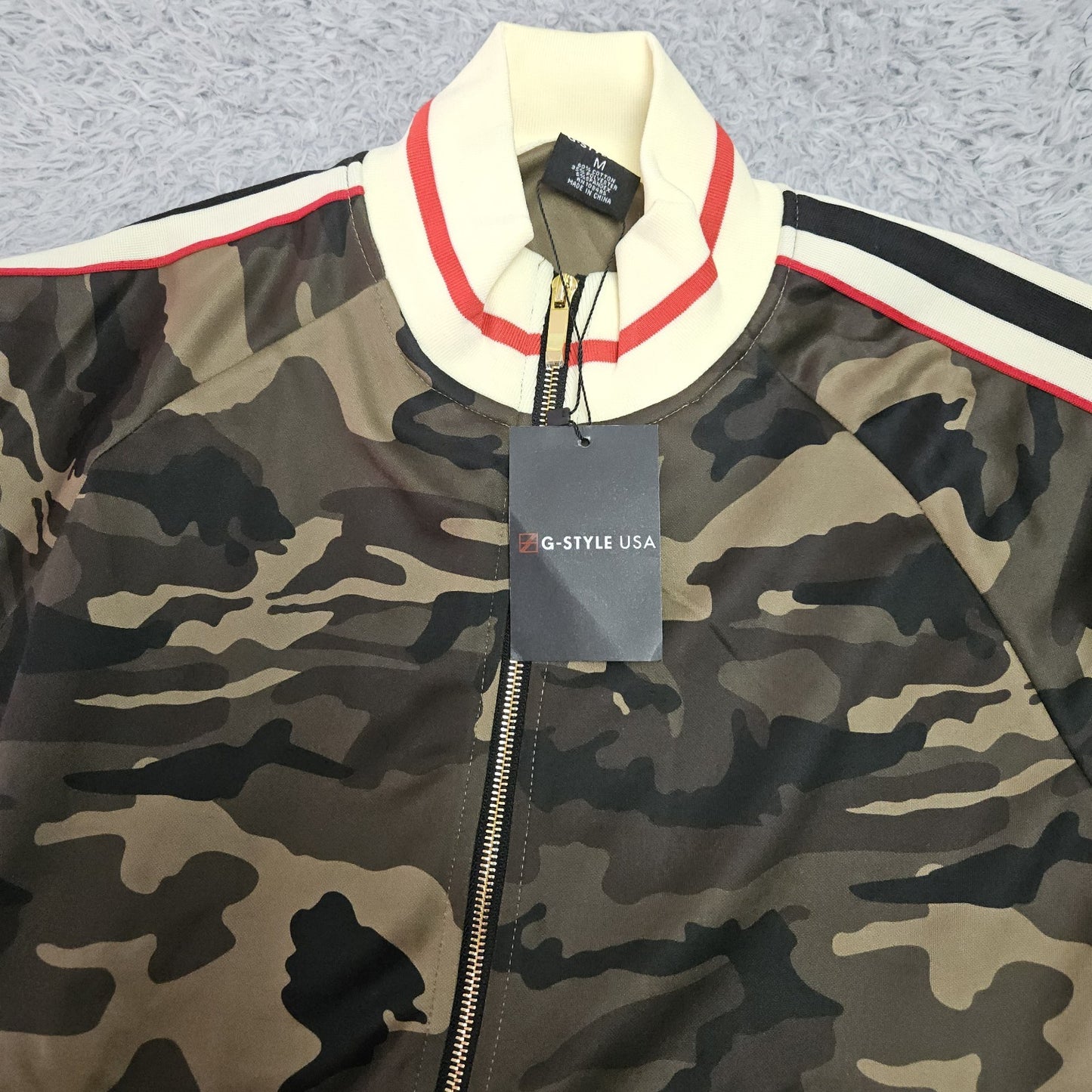 Traje De Chándal Estilo G EE. UU. Camuflaje 2 Piezas Pantalones Y Chaqueta Medianos Para Hombre Nuevo Con Etiquetas