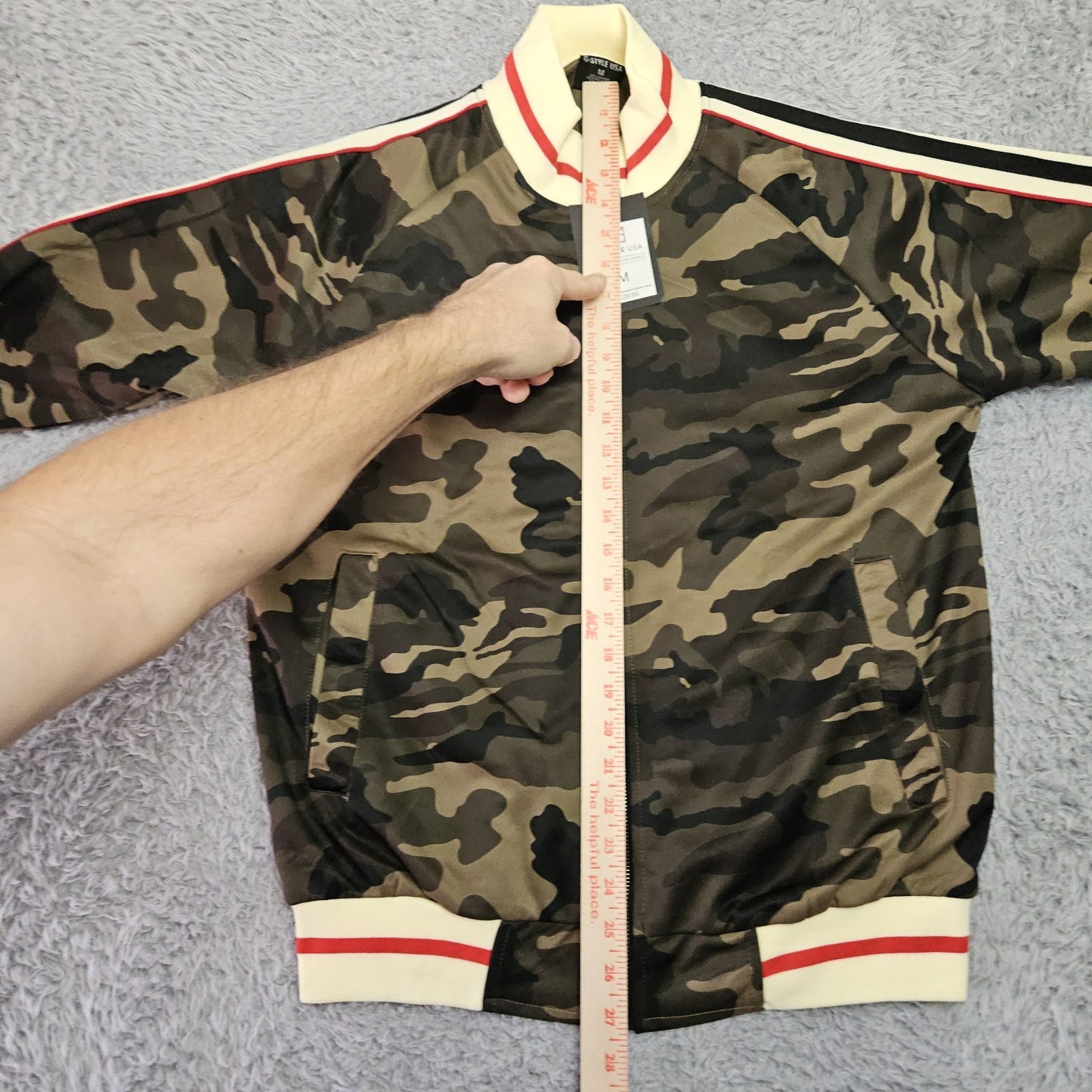 Traje De Chándal Estilo G EE. UU. Camuflaje 2 Piezas Pantalones Y Chaqueta Medianos Para Hombre Nuevo Con Etiquetas